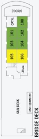 Deck plan for Bridge Deck
