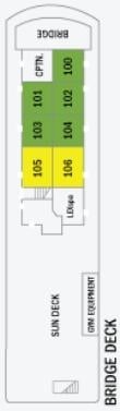 Deck plan for Bridge Deck