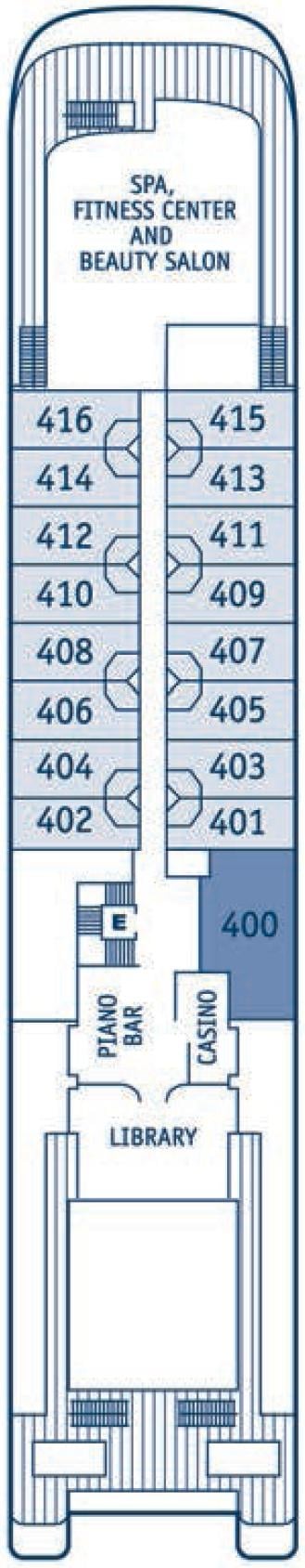 SeaDream I deck plan — Deck 4