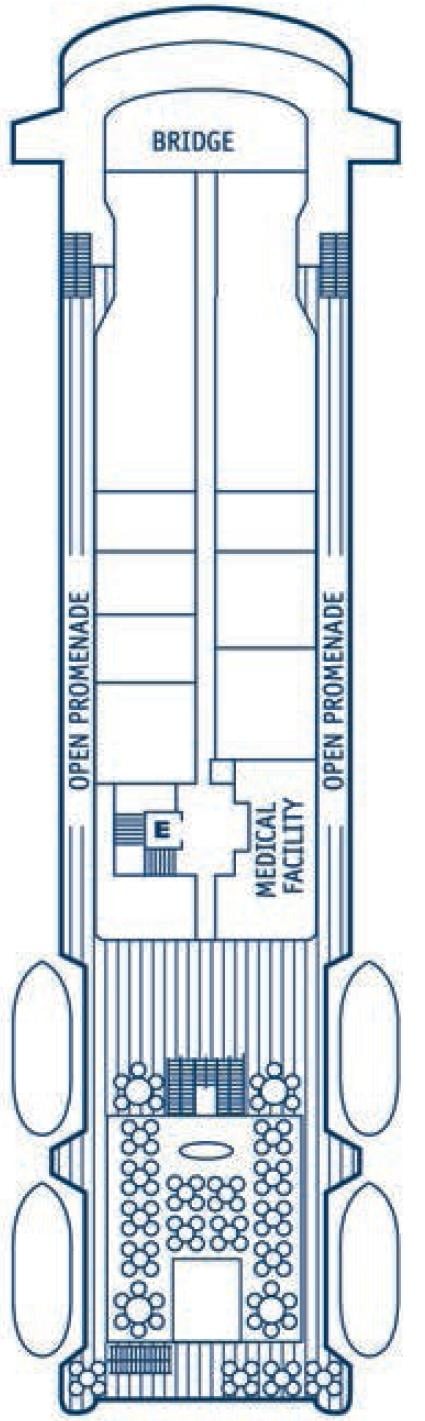 SeaDream I deck plan — Deck 5