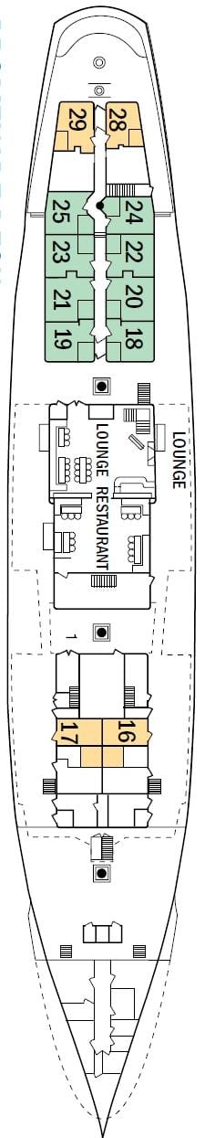 Deck plan for Promenade Deck