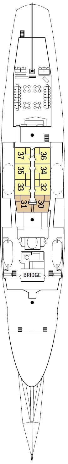 Deck plan for Lido Deck