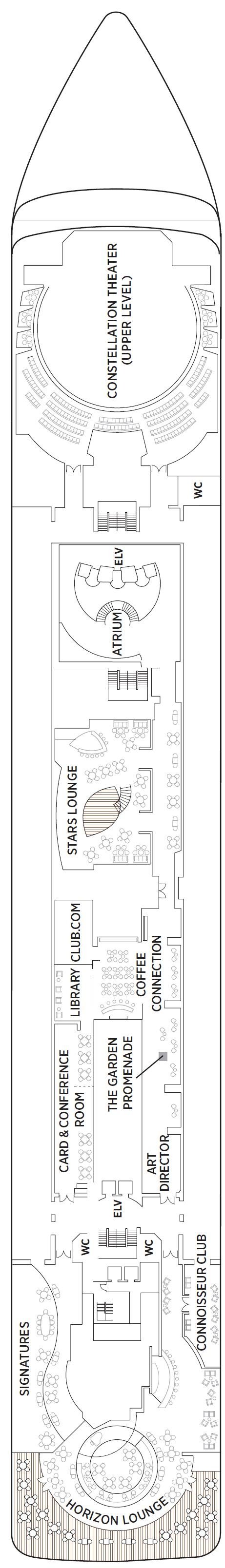 Deck plan for Deck 6