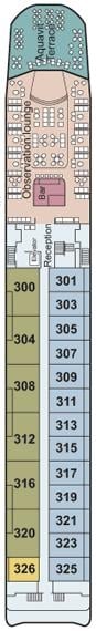 Deck plan for Upper Deck