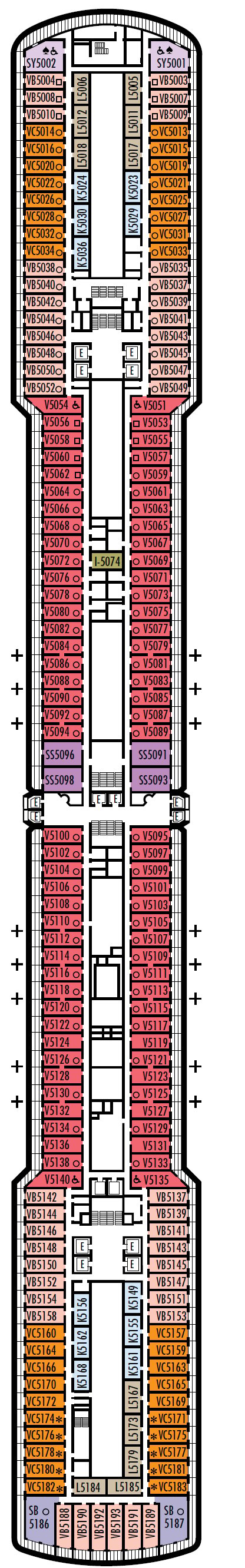 Deck plan for Verandah