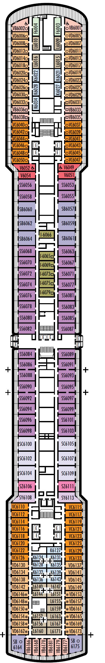 Deck plan for Upper Verandah