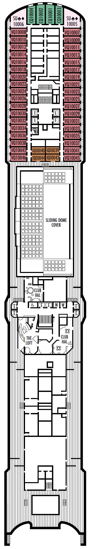 Deck plan for Panorama