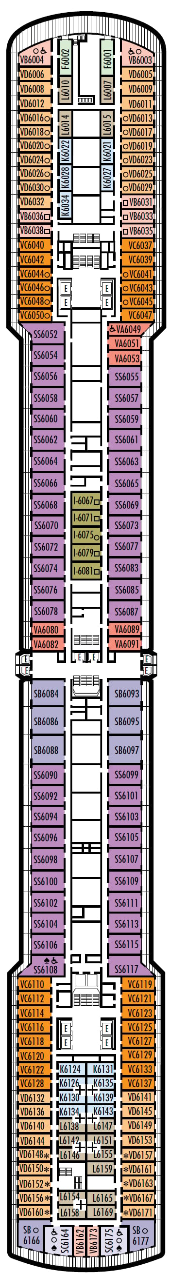 Deck plan for Upper Verandah