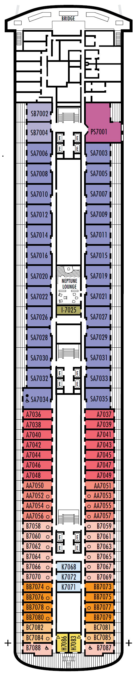 Deck plan for Navigation Deck