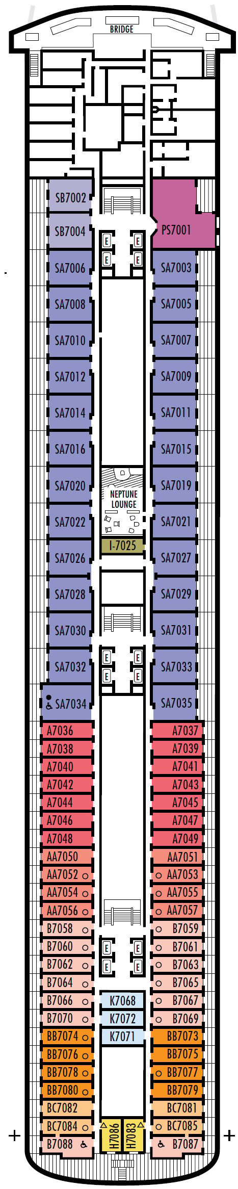 Deck plan for Navigation Deck