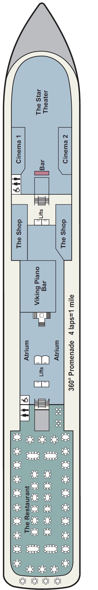 Deck plan for Deck 2