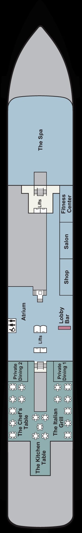 Deck plan for Deck 1