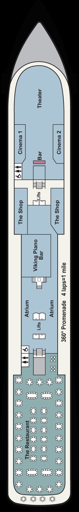 Deck plan for Deck 2
