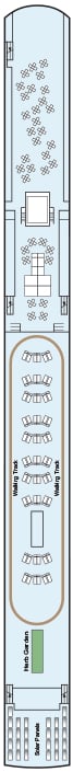 Deck plan for Sun Deck