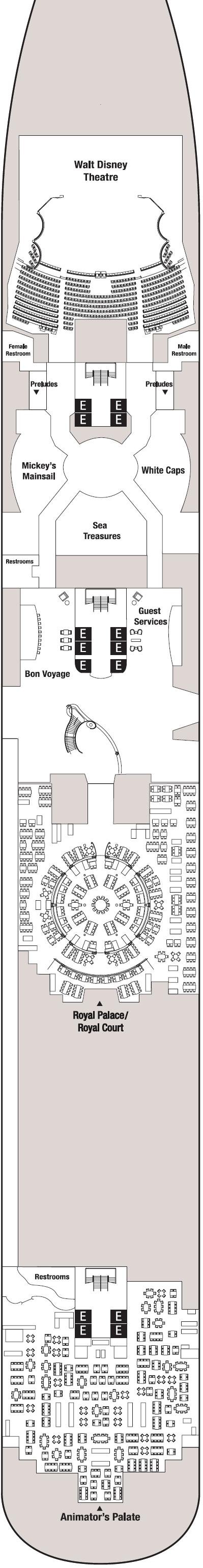 Deck plan for Deck 3