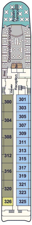 Deck plan for Upper Deck