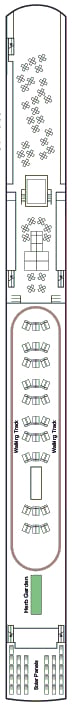 Deck plan for Sun Deck