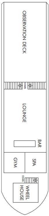Deck plan for Upper Deck