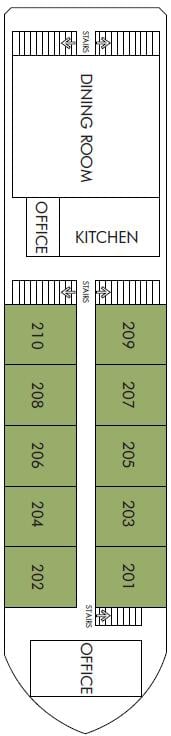 Deck plan for Main Deck