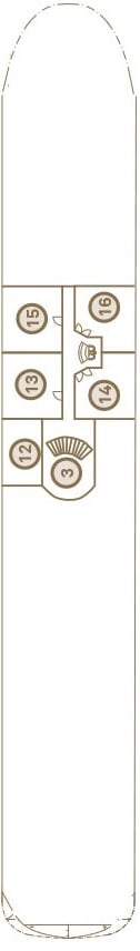 Deck plan for Gem Deck