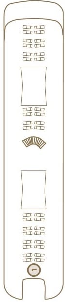 Deck plan for Sun Deck
