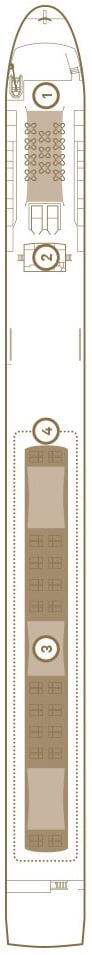 Deck plan for Sun Deck