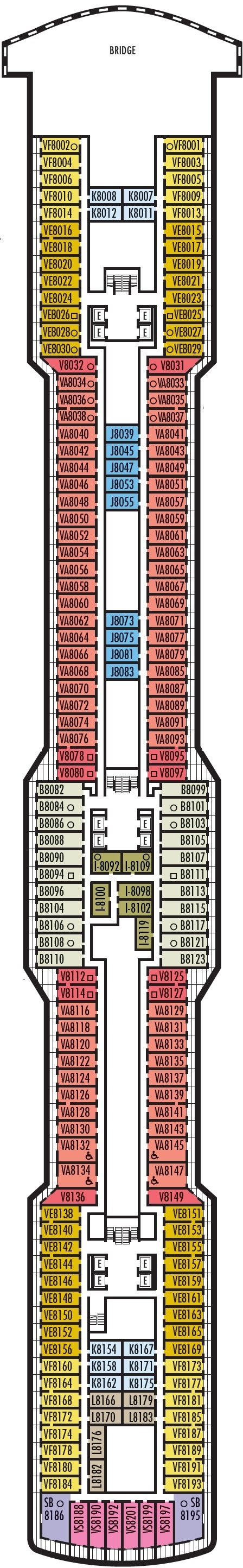 Deck plan for Navigation