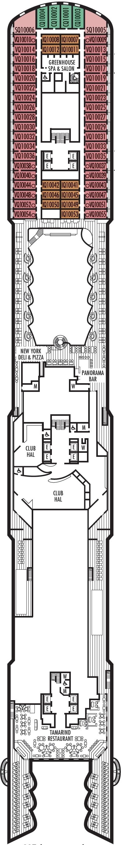 Deck plan for Panorama
