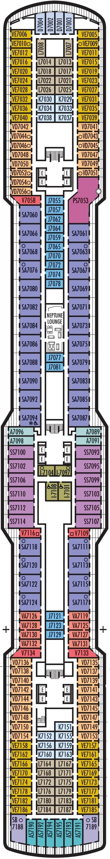 Deck plan for Schubert