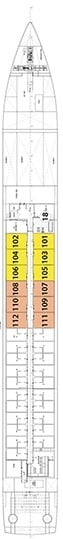 Deck plan for Indigo Deck