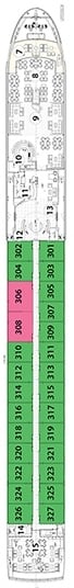 Deck plan for Royal Deck