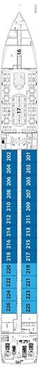 Deck plan for Sapphire Deck