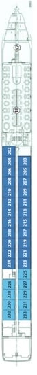 Deck plan for Sapphire Deck