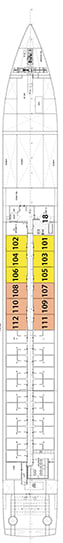 Deck plan for Indigo Deck