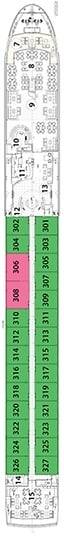 Deck plan for Royal Deck