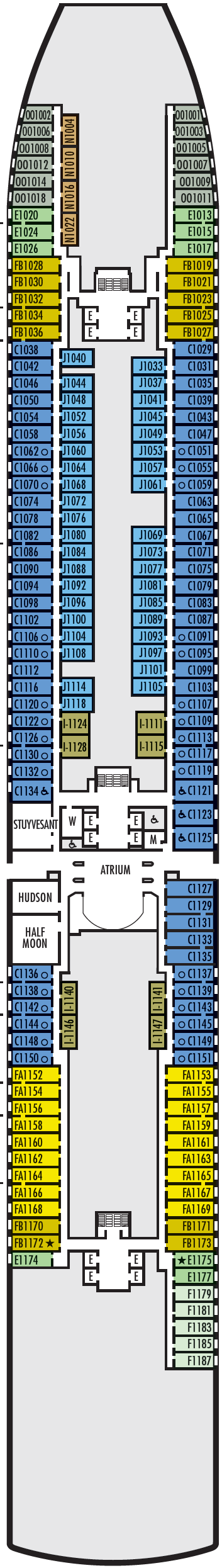 Deck plan for Main Deck