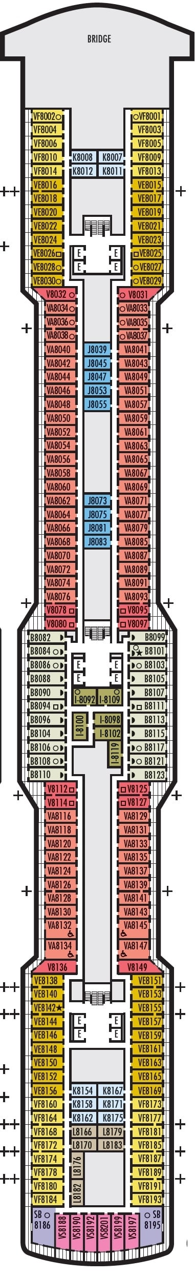 Deck plan for Navigation Deck