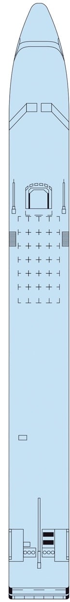 Deck plan for Sun Deck