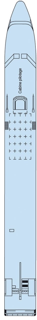 Deck plan for Sun Deck