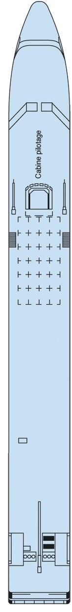 Deck plan for Sun Deck