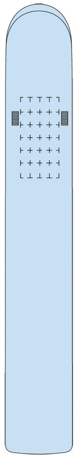 Deck plan for Sun Deck