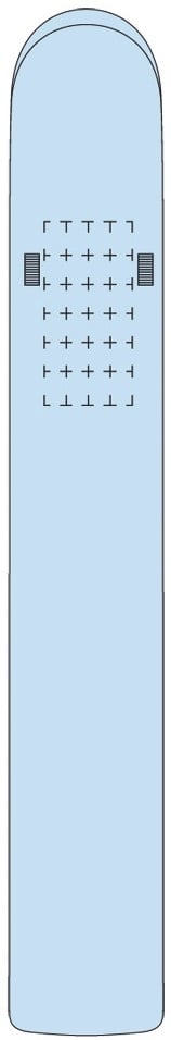 Deck plan for Sun Deck