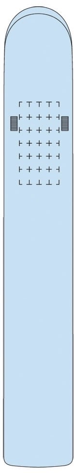 MS L'Europe deck plan — Sun Deck