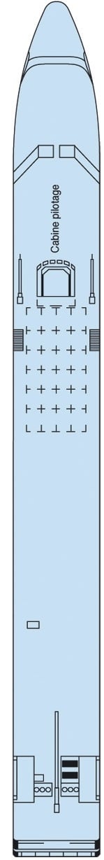 Deck plan for Sun Deck