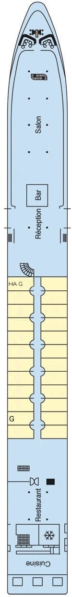Deck plan for Upper Deck