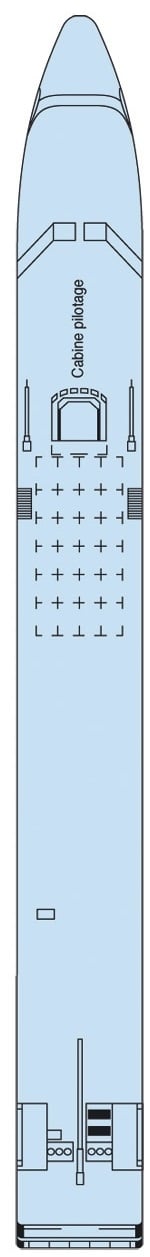 Deck plan for Sun Deck