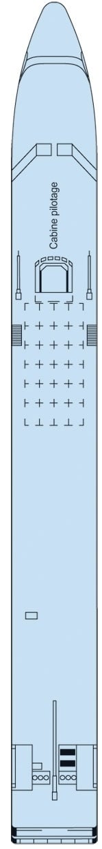 Deck plan for Sun Deck