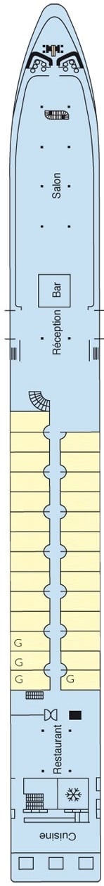 Deck plan for Upper Deck