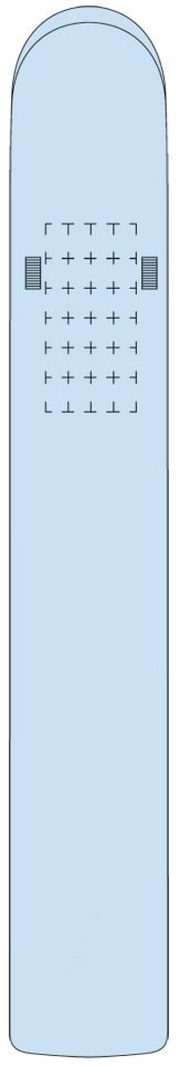 Deck plan for Sun Deck