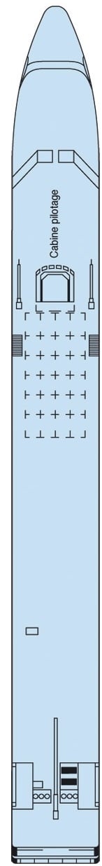 Deck plan for Sun Deck
